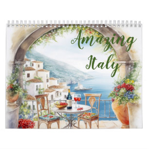 Amazing Italy 2024 Calendario mensual de años