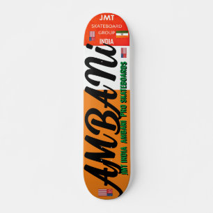 AMBANI JMT INDIA 7 3/4" cubierta para skateboard