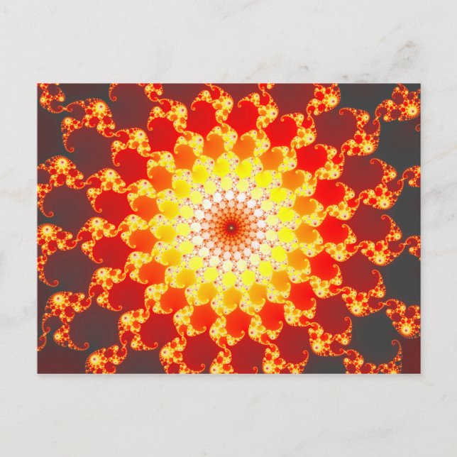 Ambición de quemado - Postal fractal (Anverso)