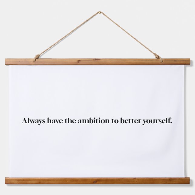 Ambición Madera taponada tapiz de pared (Anverso )