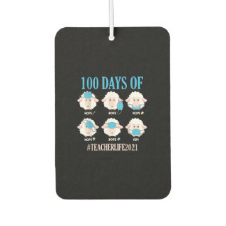 Ambientador 100.º Día De Maestra Escolar Vida 2021 Oveja