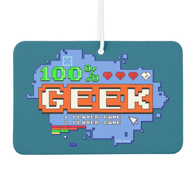 Ambientador 100% Geek (Anverso)