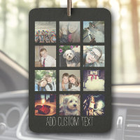 12 foto de Instagram Collage con fondo negro
