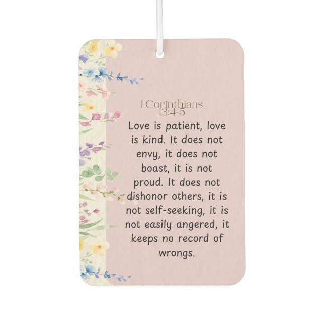 Ambientador 1 Corintios 13:4-5 Imagen bíblica verse (Anverso)