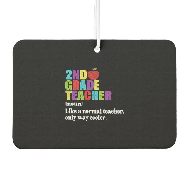 Ambientador 2.ª Grado Teacher Definition Funny School Gift Tee (Anverso)