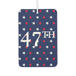 Ambientador 47 Presidente blanco rojo estrellas azul marino pa