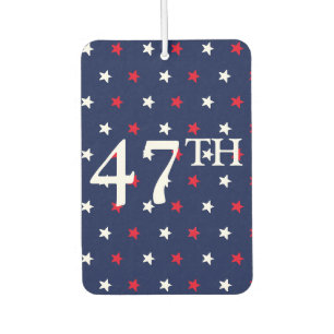 Ambientador 47 Presidente blanco rojo estrellas azul marino pa