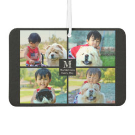 Ambientador 4 Collage personalizado fotográfico con monograma