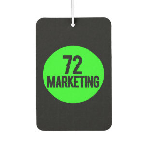 Ambientador 72 logotipo de marketing Car Air Freshener Truck N