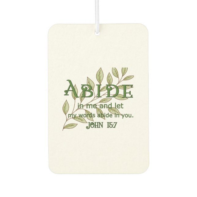 Ambientador Abide In Me (Anverso)