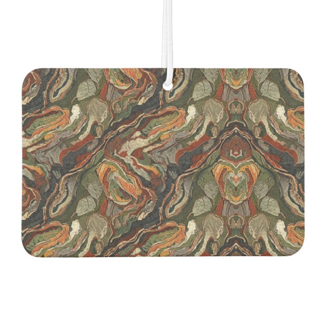 Ambientador Abstract Earth Tone Swirl Pattern (Anverso)