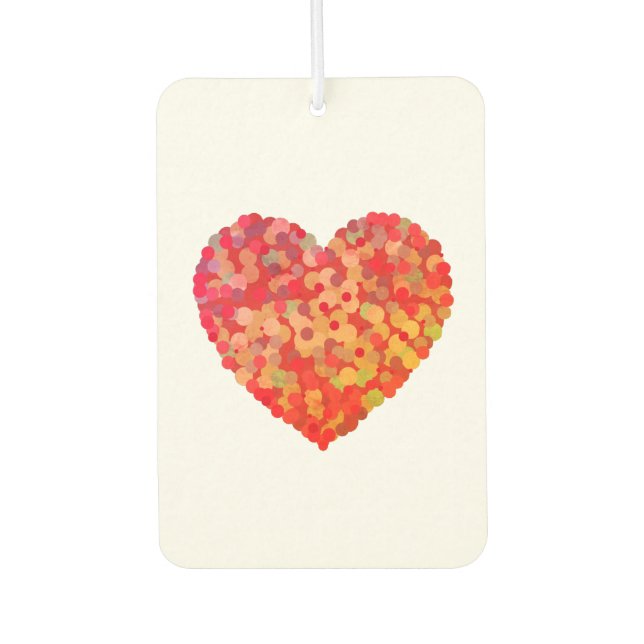 Ambientador Abstract Heart Confetti Art (Anverso)