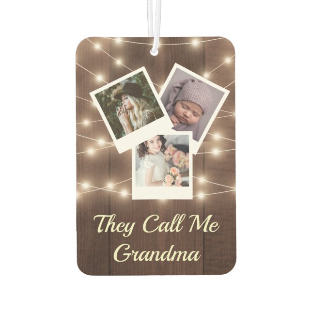 Ambientador Abuela Automobile Baby Diseña tu propia familia (Reverso)