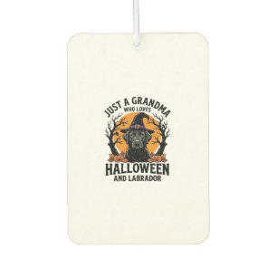 Ambientador Abuela Halloween Labrador Divertido Vintage_1