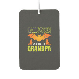 Ambientador Abuelo de Halloween Murciélago Bruja Deseos