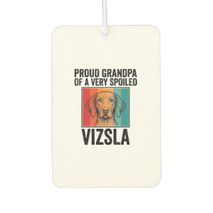 Ambientador Abuelo Orgulloso Vizsla Diseño Vintage Amante de l