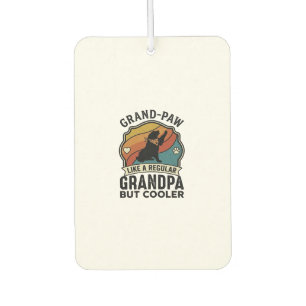 Ambientador Abuelo Pata Abuelo Perro Retro Atardecer Bandana_1