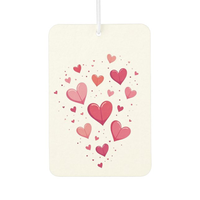 Ambientador Accesorios para coches de corazón y amor (Anverso)