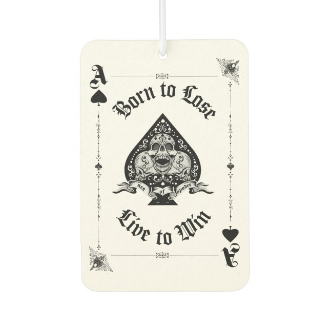Ambientador Ace of Spades Air Freshener (Anverso)