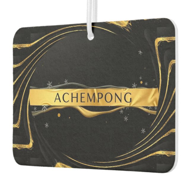 Ambientador Achempong: The Auric Cascade | Opulent Liquid Gold (Izquierda)