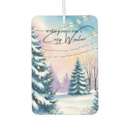 Ambientador Acogedora escena de invierno