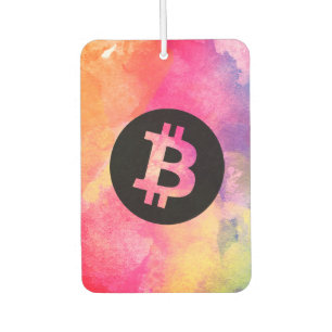 Ambientador Acuarela de Bitcoin