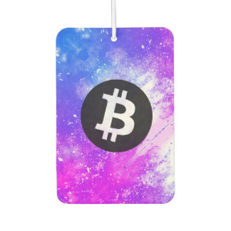 Ambientador Acuarela de Bitcoin (Estilo 2 - Miami)