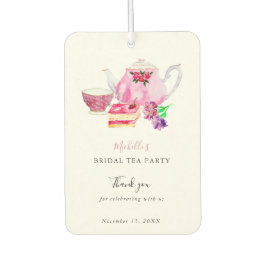 Ambientador Acuarela Ducha Fiesta de té Gracias Rosa