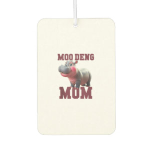 Ambientador Adorable MOO DENG MOM Baby Hippo Mama Dabbing Prin