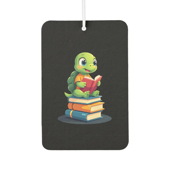 Ambientador Adorable Turtle Reading Books (1) (Anverso)