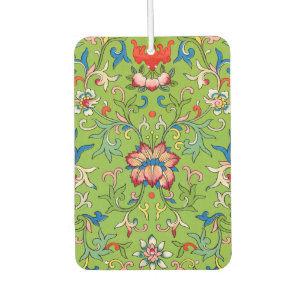 Ambientador Adorno Chino Vintage Owen Jones Floral Verde