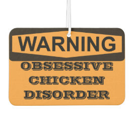 Ambientador ADVERTENCIA Trastorno obsesivo del pollo