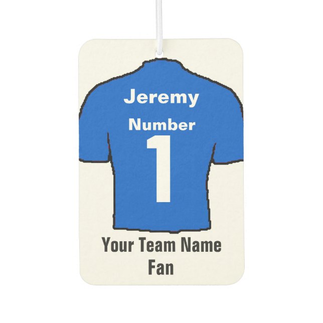 Ambientador Aficionado de Camisetas Azules (Anverso)