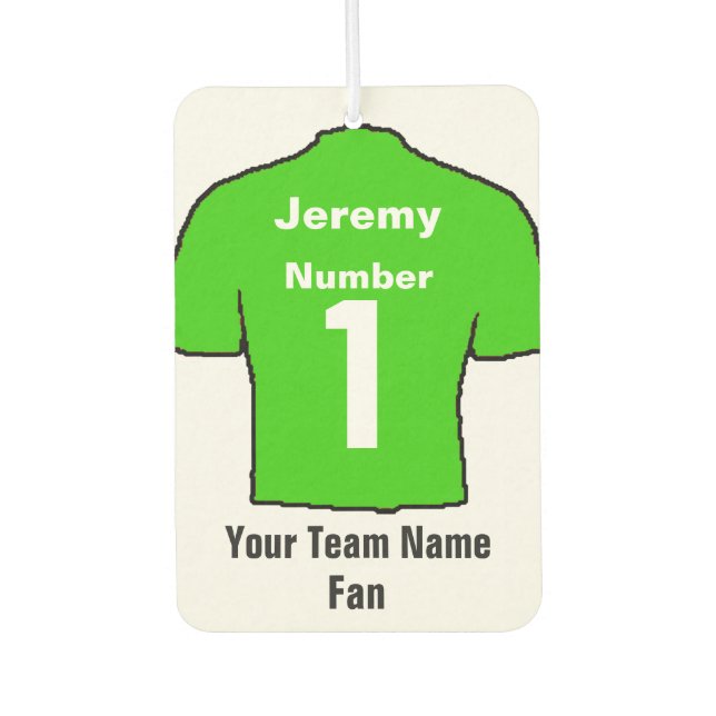 Ambientador Aficionado de Camisetas Verdes (Anverso)