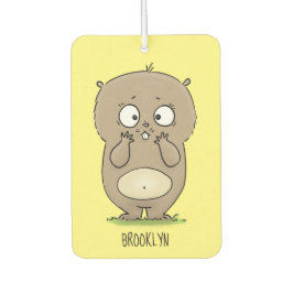 Ambientador Afortunadamente adorable personalizado de hámster 