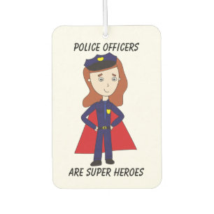 Ambientador Agentes de policía superhéroes (mujeres)