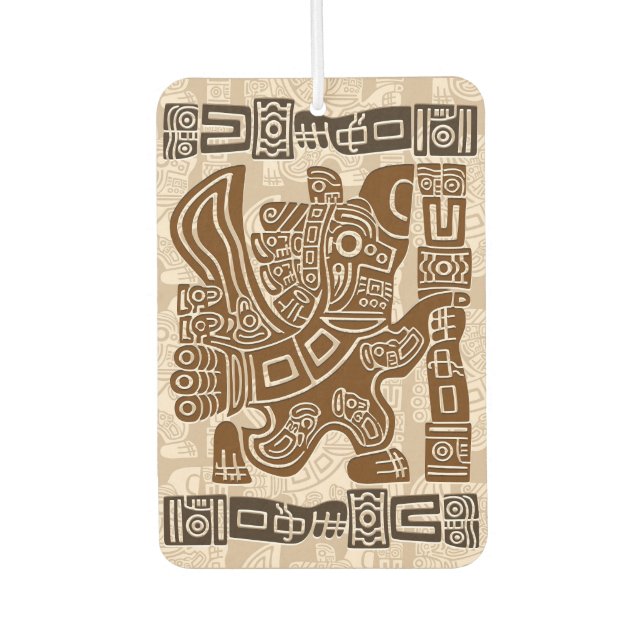 Ambientador Águila azteca guerrera arte tribal antiguo (Anverso)