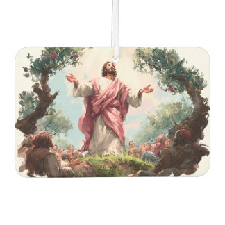 Ambientador Air Freshener de la fe cristiana Jesucristo Biblia