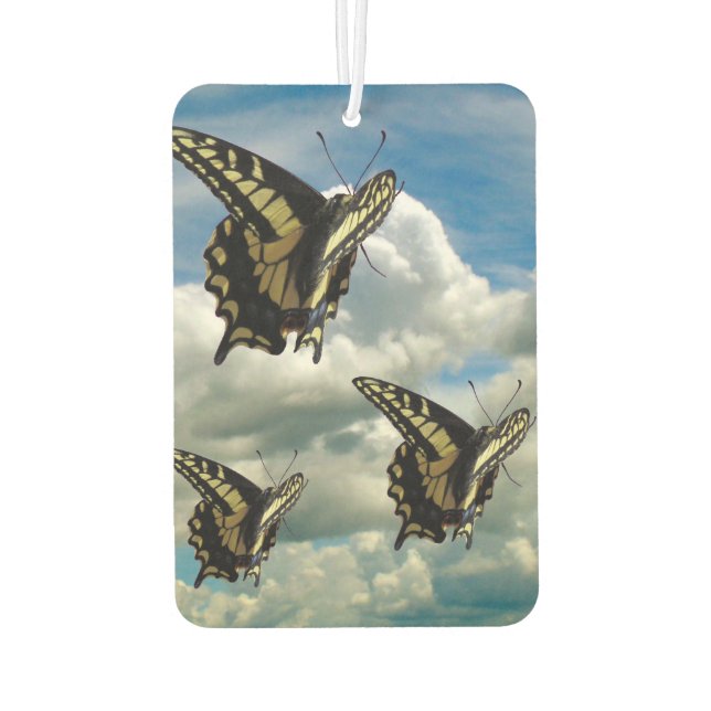 Ambientador Air Freshener - Mariposas de cola torta en vuelo (Reverso)