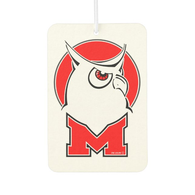 Ambientador Air Freshener, Owl #1 (Anverso)