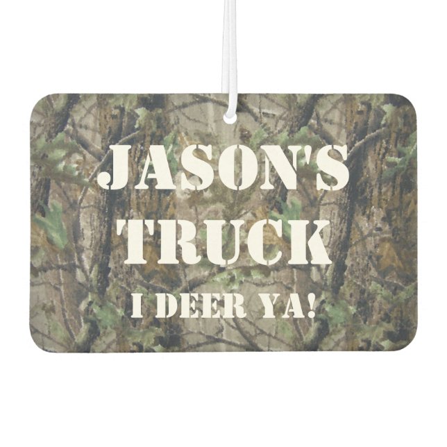 Ambientador Air Freshener personalizado - Cazando la broma div (Anverso)