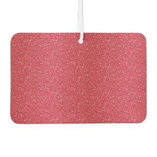 Ambientador Air Freshener Red Faux Purpurina Heart