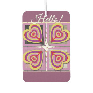 Ambientador Air Freshner w/Hearts