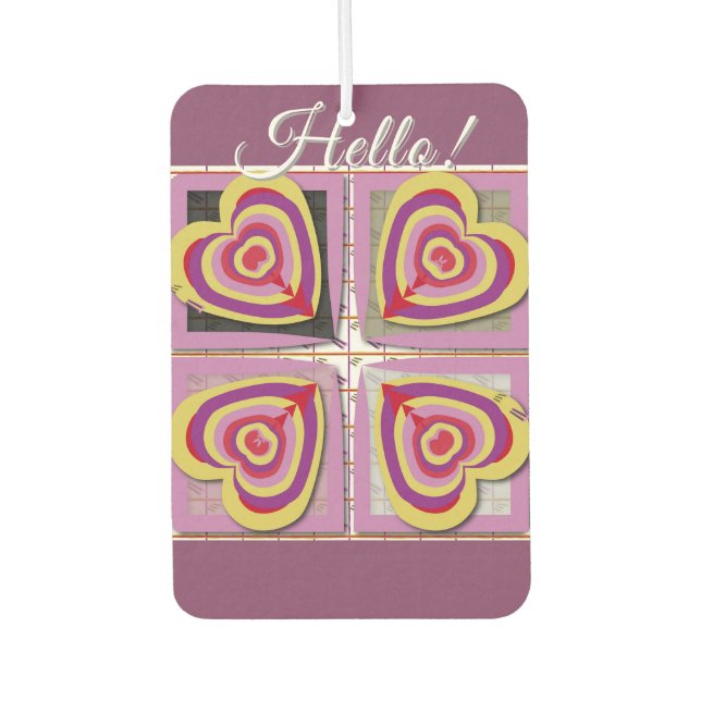 Ambientador Air Freshner w/Hearts (Anverso)