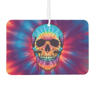 Ambientador Aire fresco de calavera vibrante de tinte
