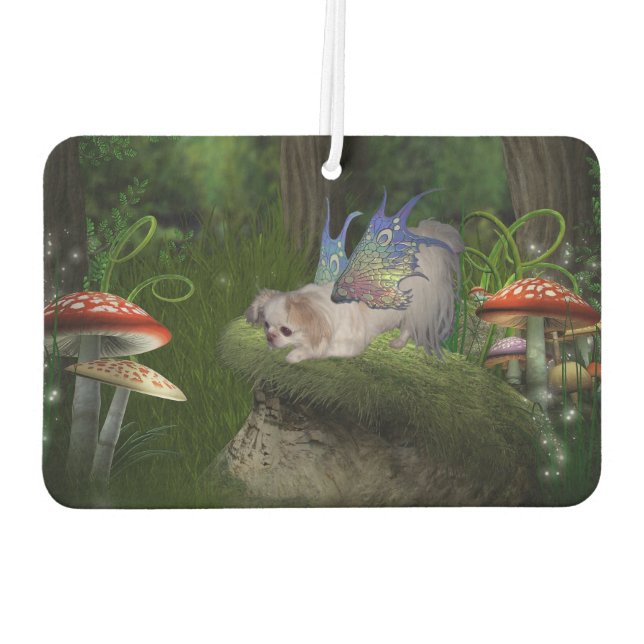 Ambientador Aire fresco de perro de hadas (Reverso)