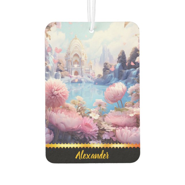 Ambientador Aire fresco dulce en el paraíso floral (Reverso)