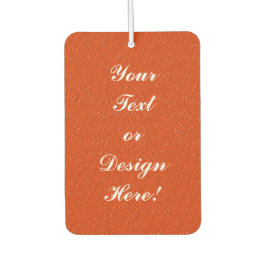 Ambientador Aire fresco Naranja personalizado con textura