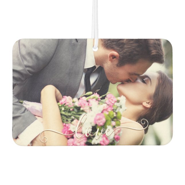 Ambientador Aire fresco para auto fotográfico personalizado (Anverso)