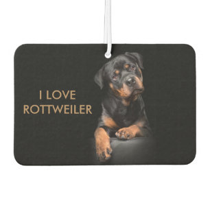 Ambientador Aire Rottweiler del rectángulo del paisaje de la